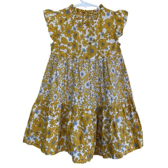 Girls Tea Collection & Carters Bundle Linen Blend Dresses Spring Summer 4/4T - Picture 9 of 16